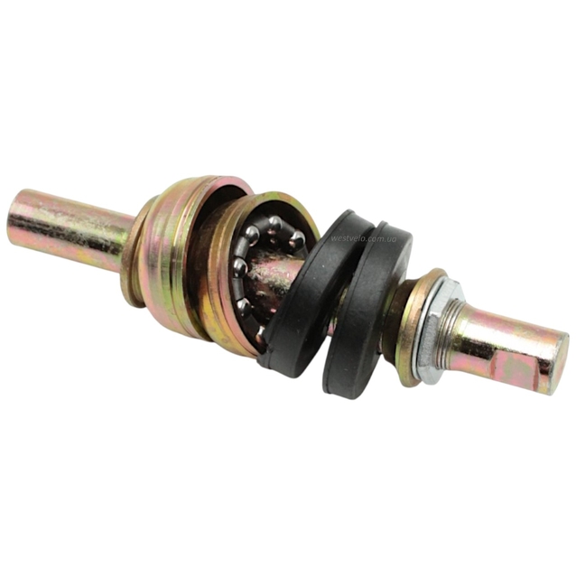 Каретка Мінськ Бубон ТИП 1 (вал різьбовий L-150 + чашки Ø40 мм,віночки,пильники) фото westvelo.com