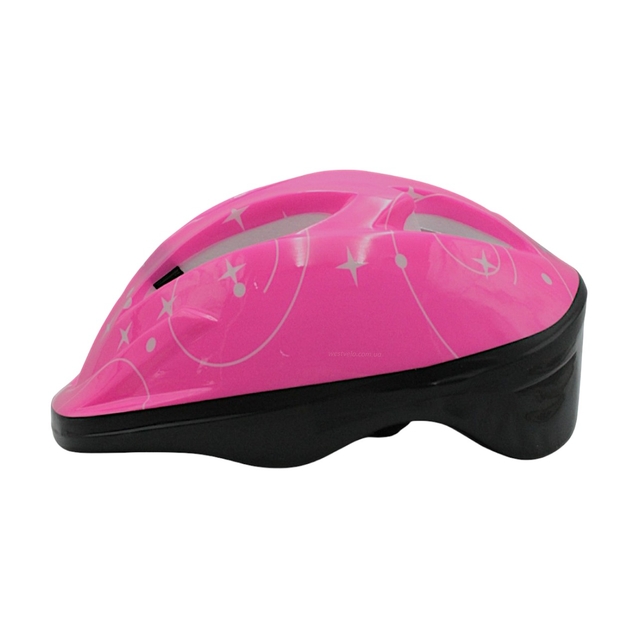 Вело шолом "TK Sport" 455 рожевий з зірками фото westvelo.com