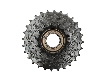 Зірка задня різьбова 7-рик SANYOU чорна Index (14-28T)