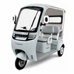 Трицикл з дашком Corso «TWIST» WS-206225, двигун 1500W, акумулятор 72V 30Ah літій-залізо-фосфатний, сірий, колеса 10" фото westvelo.com