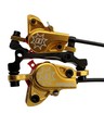 Гідравлічні гальма BLOOKE BL-M620 жовті (L-80mm 160/140)(L140mm 180/160) фото westvelo.com