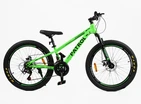 Велосипед 24 ST Corso «PATROL» PL-24752 сталь 11", (к-т SunRun) салатовий фото westvelo.com