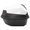 Кофр (багажник) для мотоцикла задній ROBIK 48 (390х390х290) 48L "JSBM" глянцевий, білий фото westvelo.com