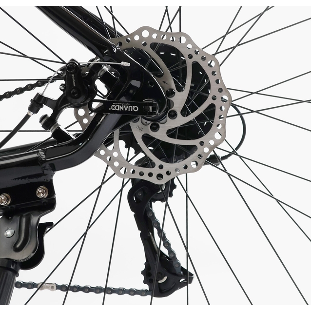 Велосипед 29 AL Corso «ANTARES» AR-29707 алюміній 21", (к-т SHIMANO) графітовий фото westvelo.com