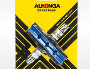 Колодки гальмівні V-brake ALHONGA сині