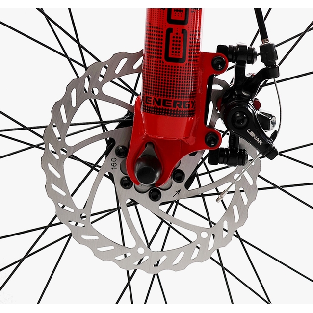 Велосипед 26 ST Corso «ENERGY» EN-26783 сталь 13", (к-т SHIMANO) чорно-червоний фото westvelo.com