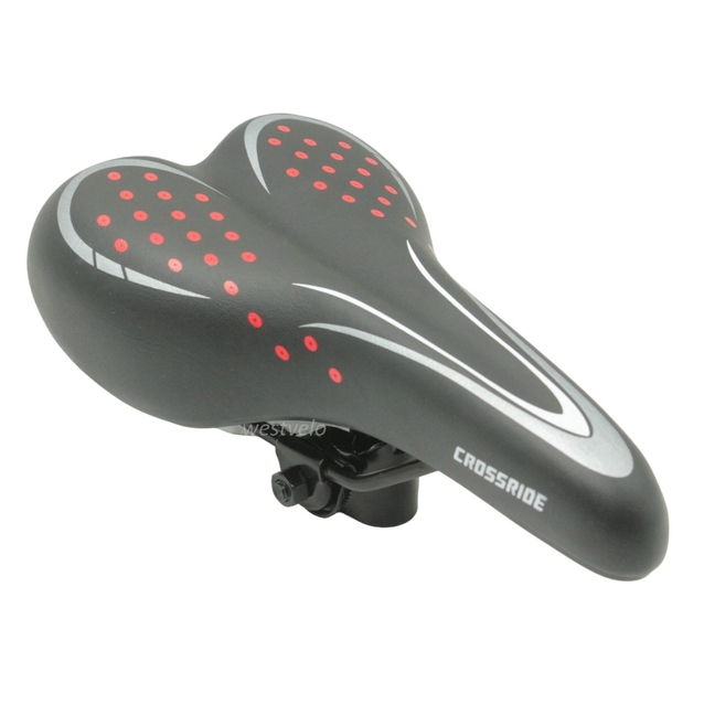Сідло мтв CROSSRIDE №143А, пластикова основа фото westvelo.com