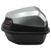 Кофр (багажник) для мотоцикла задній ROBIK 48 (390х390х290) 48L "JSBM" глянцевий, сірий фото westvelo.com