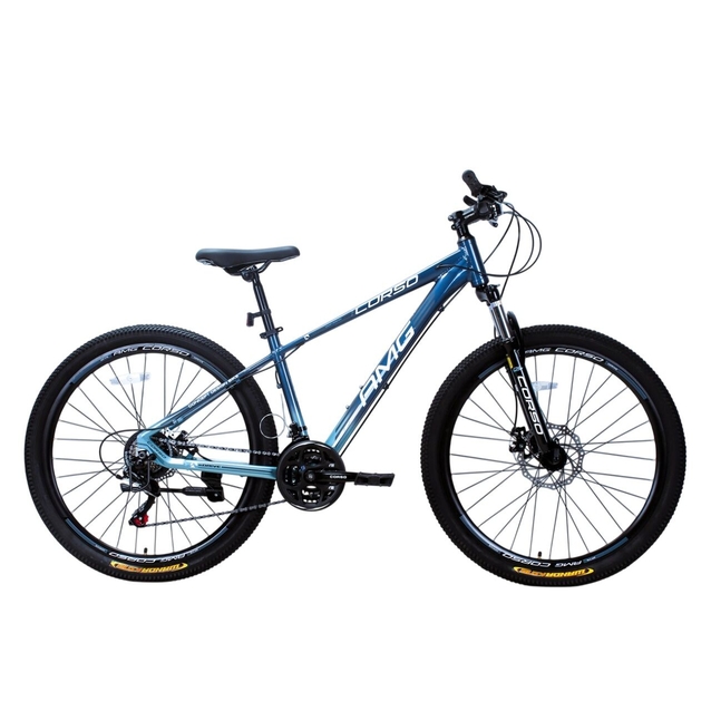 Велосипед 27.5 AL Corso «AMG» MG-27342 алюміній 15.5", (к-т SHIMANO) синій фото westvelo.com