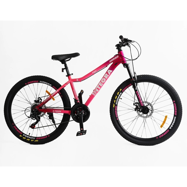 Велосипед 26 AL Corso «INTEGRA» NG-26595 алюміній 15", (к-т SHIMANO) рожевий фото westvelo.com