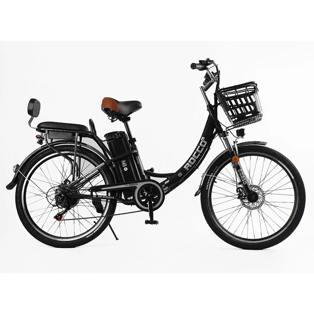 Електровелосипед 26 ST Corso «ROCCO» RC-40892 сталь, дв 500W, акум 48V20AH, сірий фото westvelo.com