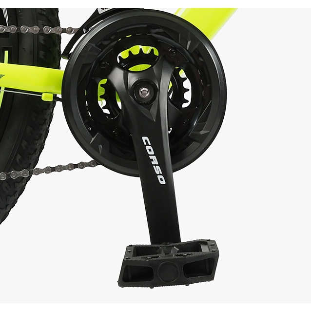 Велосипед 26 ST Corso «PHANTOM» PH-26183 сталь 13", (к-т SunRun) жовтий фото westvelo.com