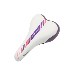 Сідло мтв BAISIKE Fashion 545, біло-фіолетове