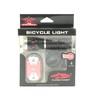 Фара + мигалка №12 L12 LED алюміній, на батарейках фото westvelo.com