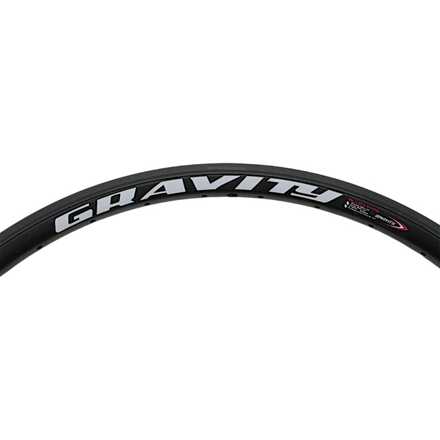 Обід 26 подвійний чорний квадратний GRAVITY ZX (під диск.гальма)(13Gx36H) для електро фото westvelo.com