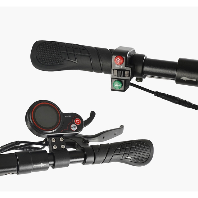 Електросамокат Best Scooter BS-80632 двигун 1200W, акумулятор літієвий 48V18Ah, з сидінням, чорно-червоний фото westvelo.com