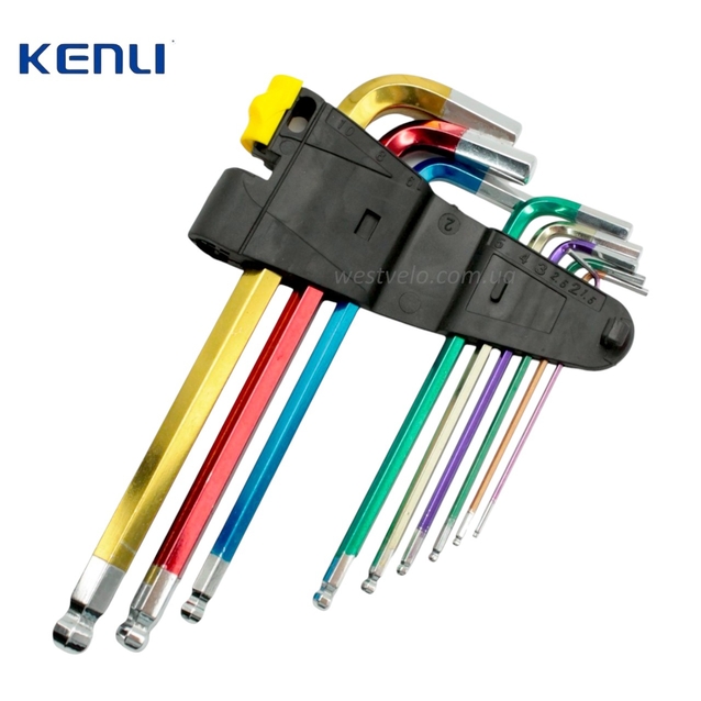 Набір 6-гранників KENLI "KL-9705C" фото westvelo.com