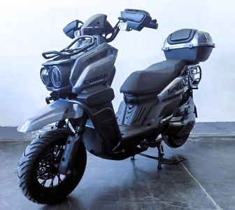 Електроскутер Corso «SPECIAL RS» SP-612558, двигун 2999W, акумулятор 72V 50Ah літій-залізо-фосфатний, сірий, колеса 12"