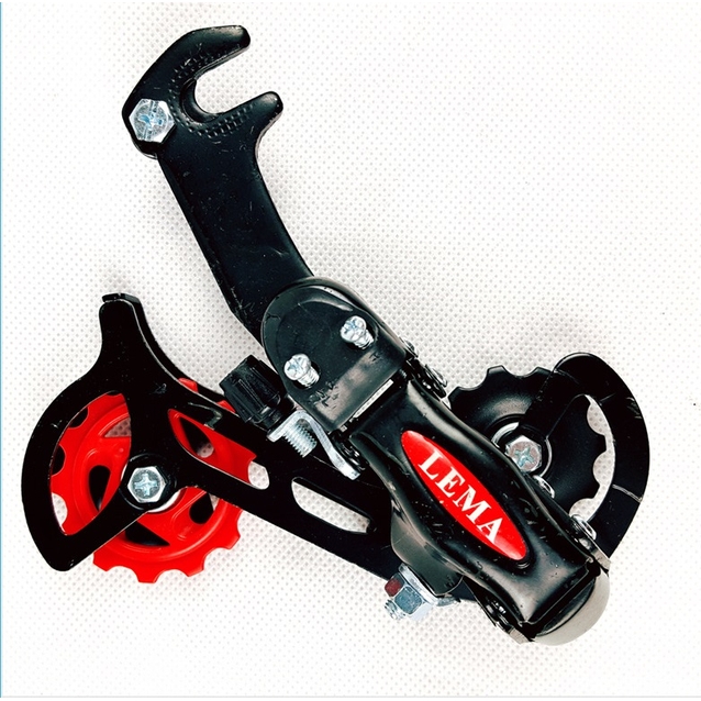 Перекидка задня великий ролик на гак, чорна фото westvelo.com