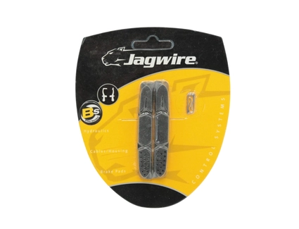 Колодки гальмівні (вставки) V-brake JAGWIRE (Switchback Tri-Zone JS91DR) блістер 1 пара, чорні, L-76mm, (Тайвань)