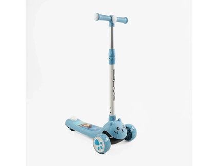 Самокат дитячий 3-х колісний Skyper DS-10639 колеса PU Ø109mm/44mm зі світлом, музика та підсвічування платформи, кермо з’ємне