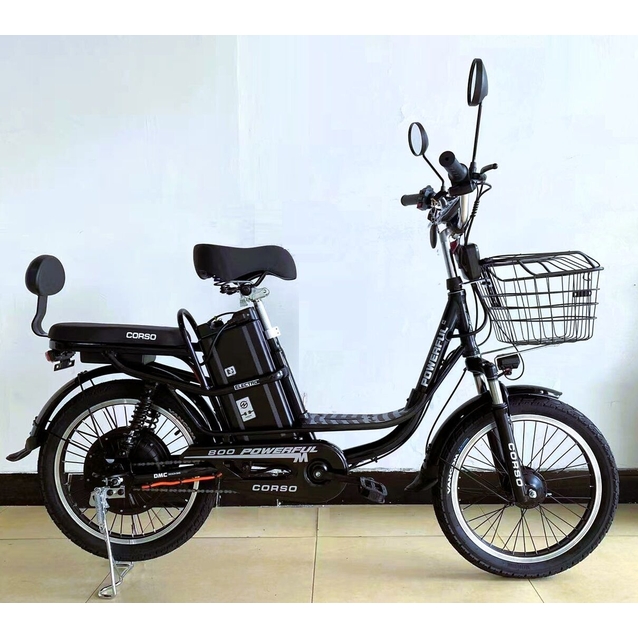 Електровелосипед 20 AL Corso «POWERFULL»  FW-51912, алюміній, двигун 800W, акумулятор 60V21Ah літієвий, темно синій фото westvelo.com