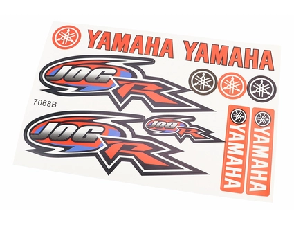 Наклейки "Yamaha JOG" 11 шт (26х17мм), на планшеті
