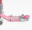 Самокат 5в1 Best Scooter P-63700, колеса PU 120х90mm зі світлом, сіро-рожевий фото westvelo.com