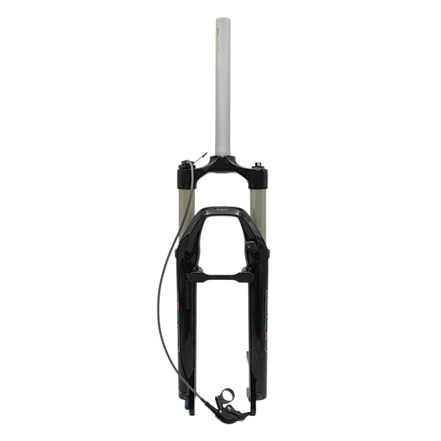 Вилка 26 аморт. безрізьб. (RST FIRST AIR RL) диск/v-brake lockout, Ø28.6мм хід-100мм шток 260мм чорний фото westvelo.com