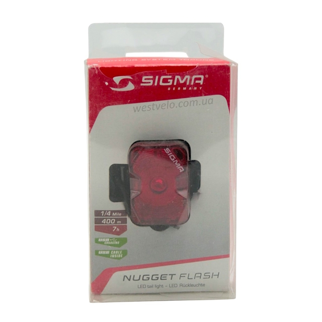 Мигалка usb зад. SIGMA Nugger FLASH, 3 режими фото westvelo.com