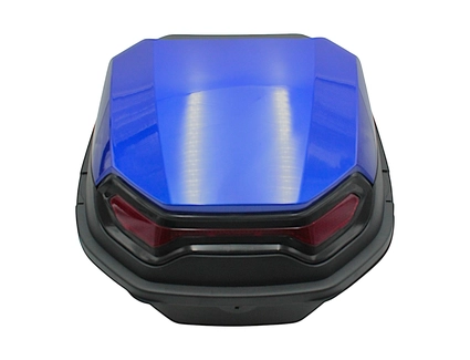 Кофр (багажник) для мотоцикла задній PRC (41×41×29) синьо-чорний