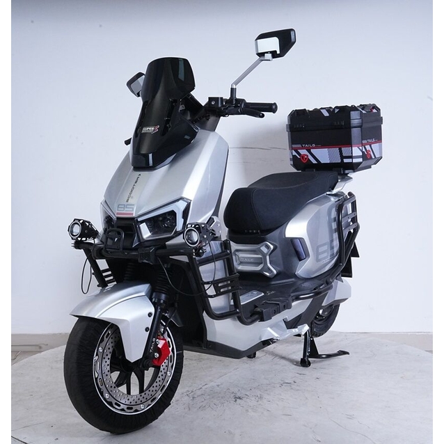 Електроскутер Tailg «F-73» B03, двигун 2000W, акумулятор 72V 35Ah графеновий, сірий, колеса 12" + ЗАХИСНИЙ БАМПЕР фото westvelo.com