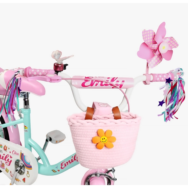 Дитячий велосипед 16 ST Corso «EMILY» ML-43369 бірюзово-рожевий фото westvelo.com