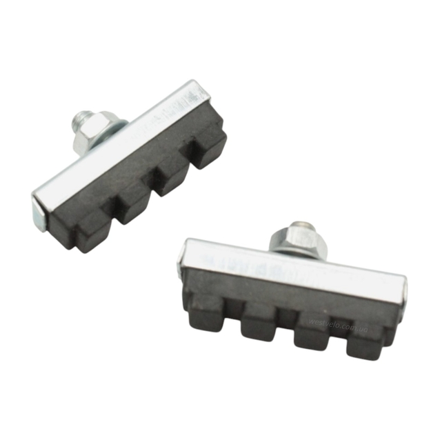 Колодки гальмівні шосейні для велосипеда "Турист" тип 1 фото westvelo.com