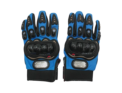 Мото рукавиці (M) "PRO BIKER" чорно-синій (MCS-01)