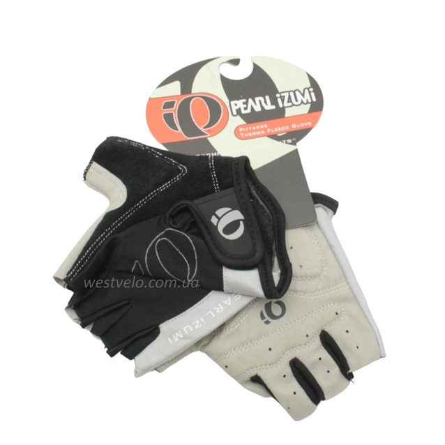 Рукавиці "L" PEARL iZUMi чорно-сірі фото westvelo.com