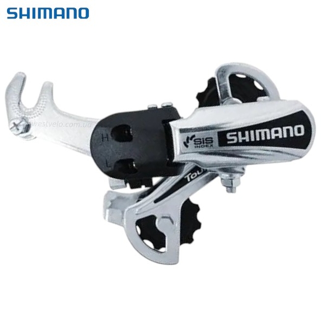 Перекидка задня Shimano SIS TY-21B на гак нікель original