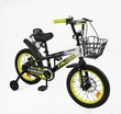 Дитячий велосипед 16 ST Corso «FALCON» FL-16220, дискові гальма, чорно-жовтий фото westvelo.com