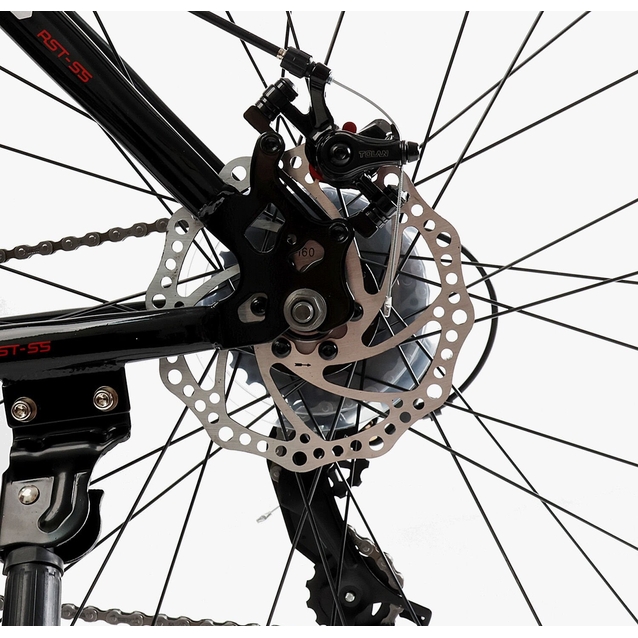 Велосипед 29 ST Corso «STELLAR» TL-29035 сталь 19", (к-т Saiguan) чорно-червоний фото westvelo.com