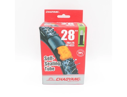 Камера 28. довгий ніпель AV 48mm CHAOYANG (1.75) самоклеюча (з антипрокольним гелем)