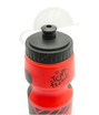 Фляга Discovery 650ml харч.пластик, червоно-чорна, з гумовими вставками