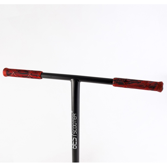 Самокат трюковий Best Scooter «SPIDER» 28536 червоний, HIC-система, пеги, AL диск та дека, колеса PU Ø110mm, ширина керма - 60 см фото westvelo.com