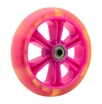 Колесо самоката дитячого поліуретан Ø135мм, діодне, рожевий фото westvelo.com