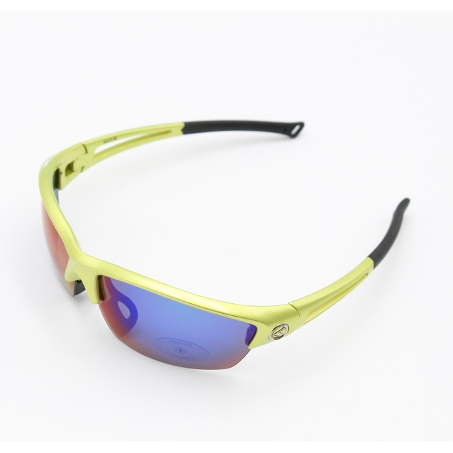 Окуляри KLS Wraith лайм + футляр чохол, (зміне скло + дужки) фото westvelo.com