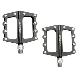 Педалі алюміній проми MYSPACE В009, чорні з змінними шипами