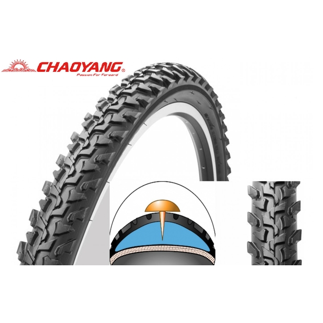 Покришка 28-1.75 (47-622) CHAOYANG (462) шипована АТП (антипрокол) фото westvelo.com