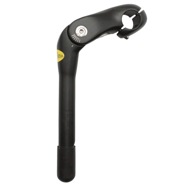 Винос руля мтв регульований AL. 60° Ø22.2мм. L-180мм. L-80мм. Ø25.4мм. чорний фото westvelo.com