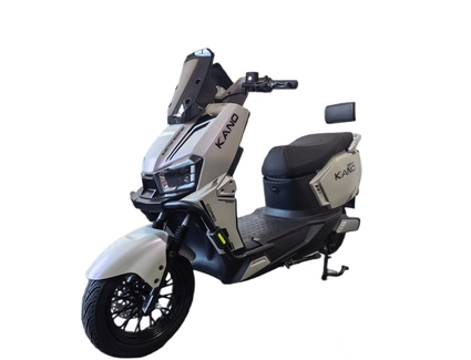 Електроскутер Corso «KANO» KN-584069, двигун 2000W, акумулятор 72V 30Ah літій-залізо-фосфатний, білий, колеса 12/10"