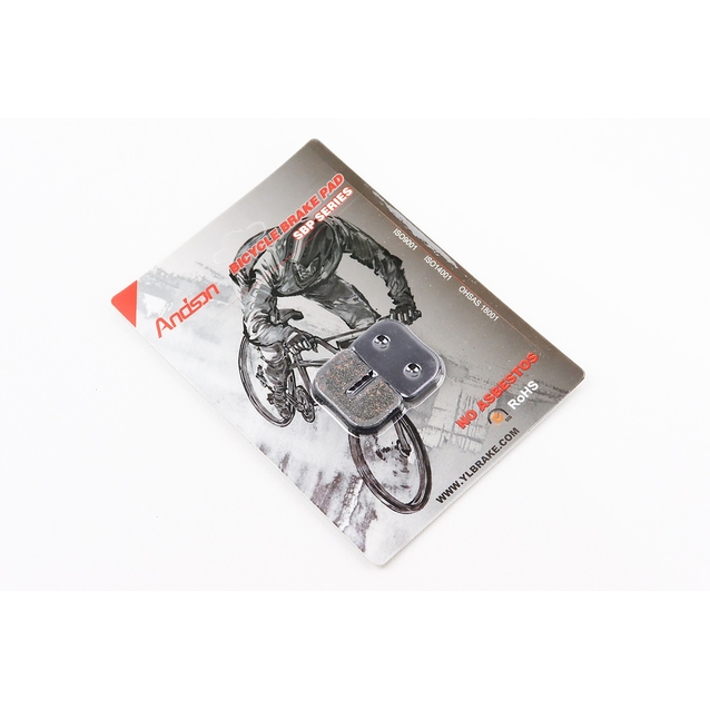 Колодки гальмівні дискові № 07 ANDSON (YL-1003) чорні фото westvelo.com