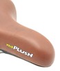 Сідло мтв на глагол Velo Plush VL-6221, коричневе широке з ручкю. фото westvelo.com